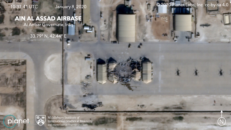 Al Asad Air Base Jan 8 2020