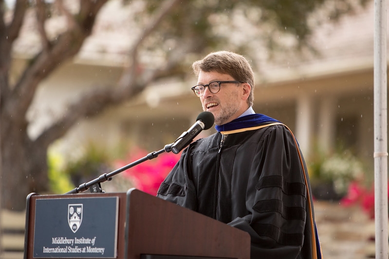 Jeff Dayton Johnson at Commencement Spring 2019