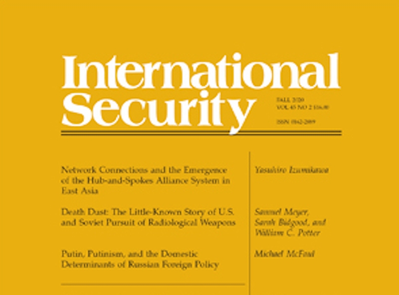 International Security Journal cover