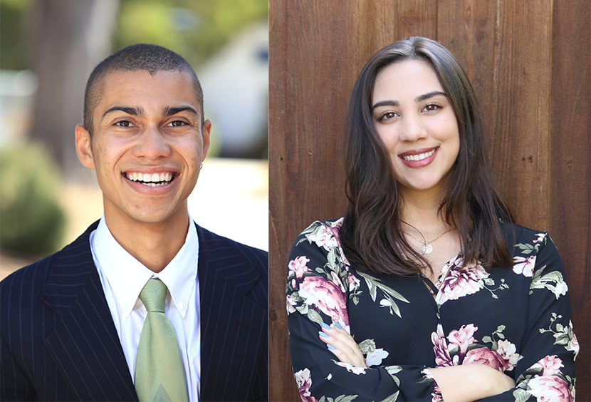 Headshots of Moye and Bernardo