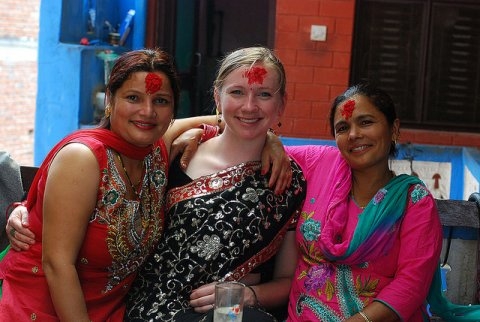 Amanda Bensel in Nepal Amanda Bensel in Nepal