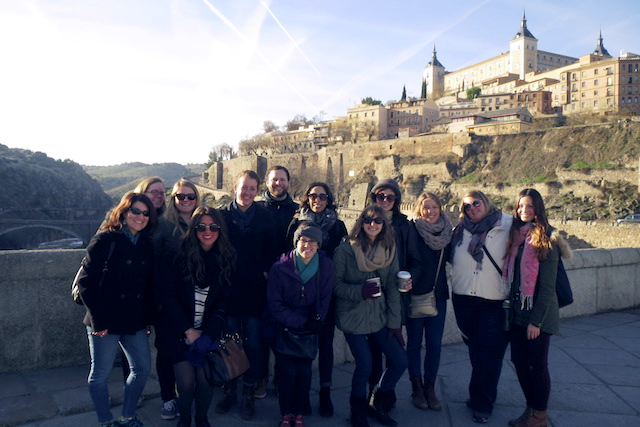 Students at Toledo Spain