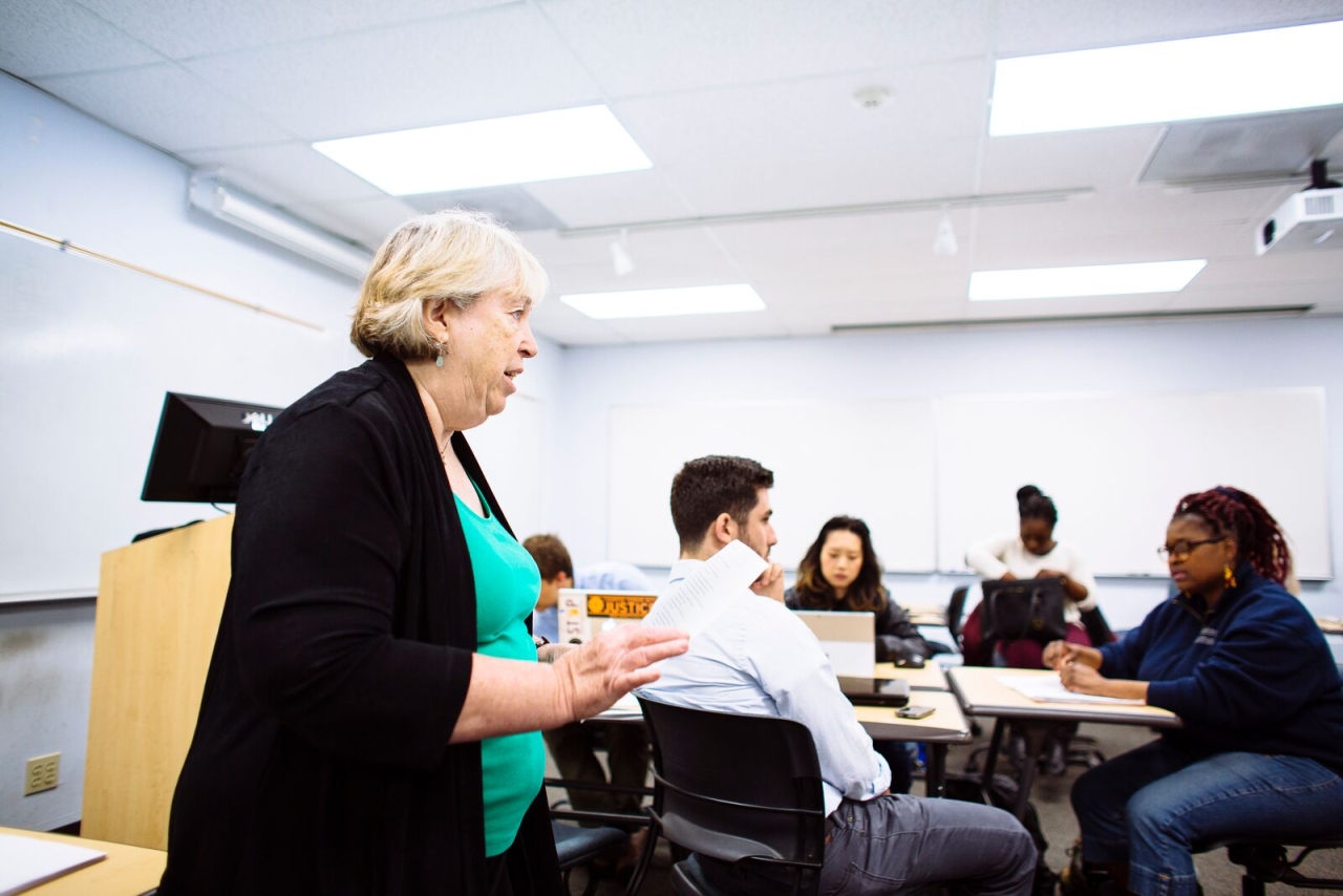 Beryl Levinger teaching