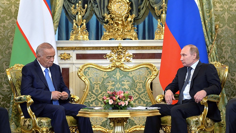 Putin and the President of Uzbekistan