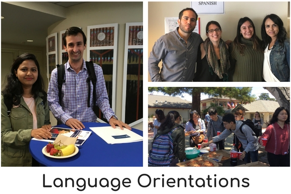 Summer Language orientations