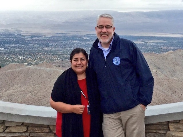Esther Navarro Hall and Barry Olsen 