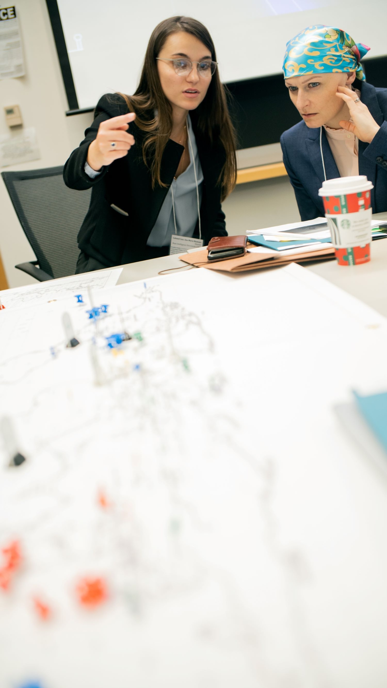 Students participate in the Red Horizon exercise at Harvard University