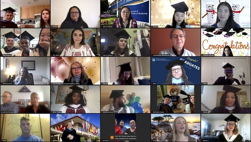 Virtual group photo from commencement