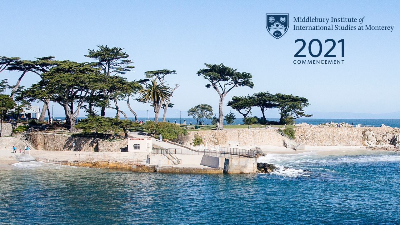 Zoom Background for commencement - Monterey Lover's Point