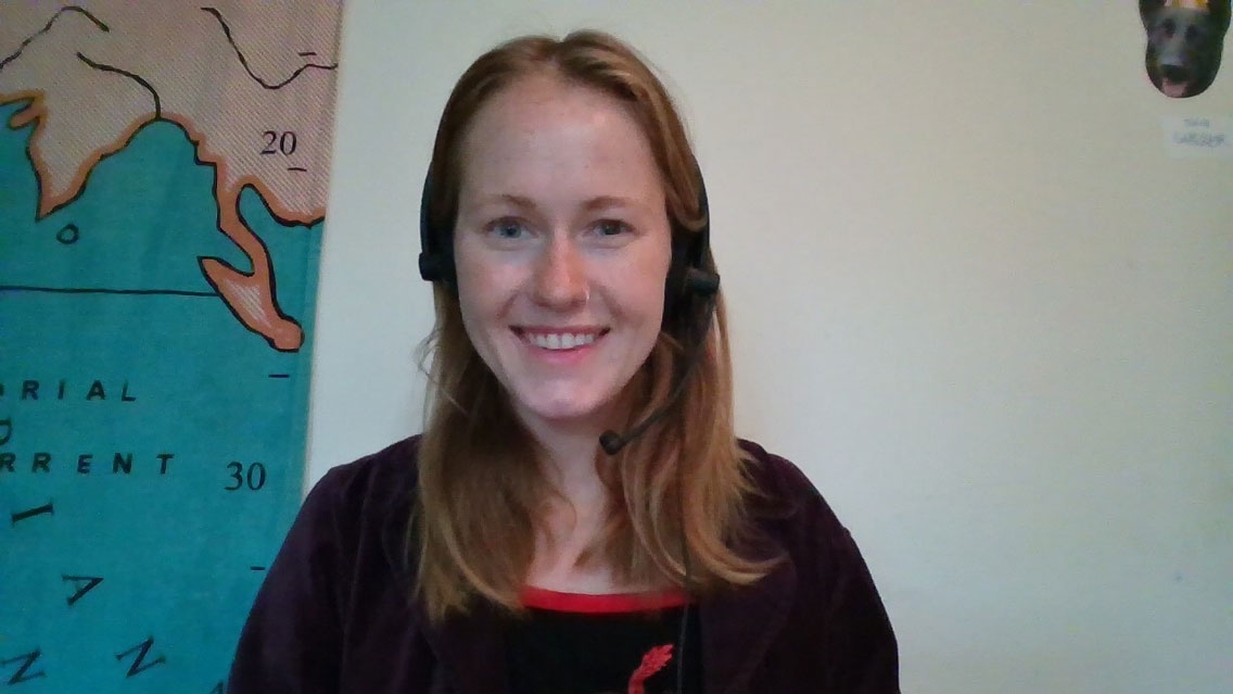 Julia Benson (MA CI ‘22) completes interpretation internship with UNESCO from her home due to the COVID-19 pandemic.