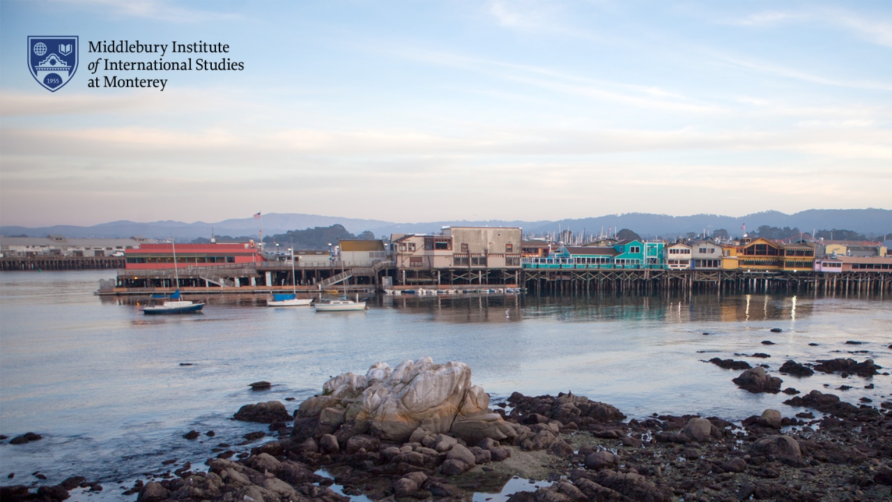 The coastline in Monterey