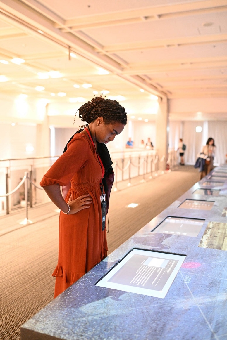 Participants in ICAN Academy went to museums in Hiroshima