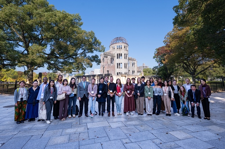 ICAN Academy participants visited the Hiroshima Peace Memorial Museum and Park