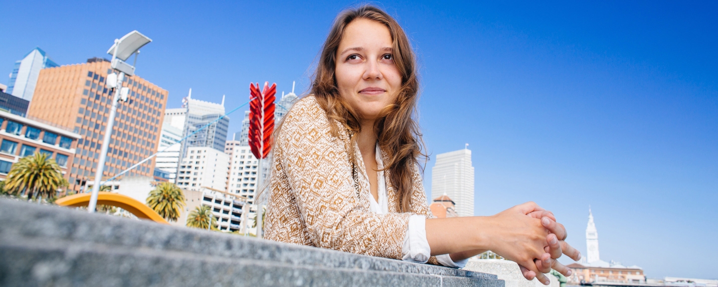 Profile photo of an alumna who is currently working at a translation and localization management company in San Francisco.