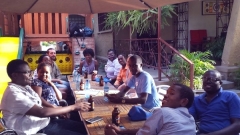 Castelline Tilus and the Haiti Research Team