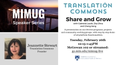 Translation Commons: Share and Grow