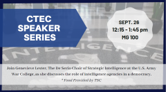 CTEC Speaker Series Flier - Genevieve Lester