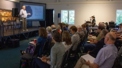 Charles Colgan addressing audience at ShoreUp Maine 2019