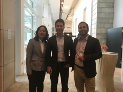 Professors Bleek, Guillen, and Liang in Middlebury, Vermont