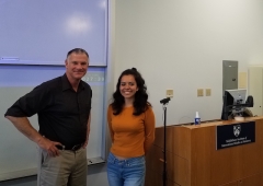 Dr. Jonathan Lipow and MIRA President Elizabeth Motolinia MAIPD ‘20 