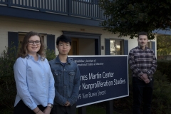 Winter interns from Middlebury College at CNS 2020