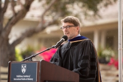 Jeff Dayton Johnson at Commencement Spring 2019