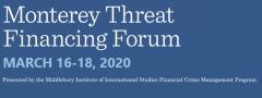 Monterey Threat Financing Forum 2020 logo