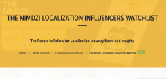 Nimdzi Influencer Watchlist screenshot