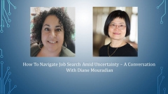 Presentation slide cover image featuring headshots of Diane Mouradian and Winnie Heh
