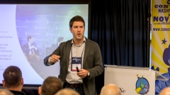 Philipp Bleek presenting