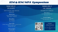 IEM and IEM MPA Symposium Flyer
