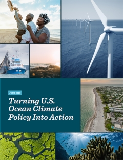 Cover of report "Turning US Ocean Climate into Action"
