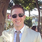 Close-up photo of Institute alum and veteran Matt Jira, who received a joint bachelor's and master of public administration degree.