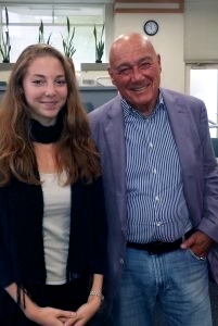 Julia Diamond and Vladimir Pozner