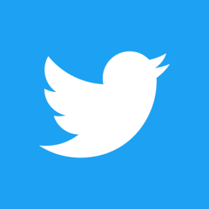 Twitter icon, blue bird mouth open, saying inane crap in 140 characters or less