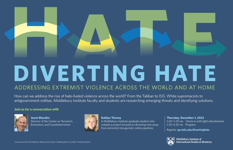 MIIS Diverting Hate event graphic