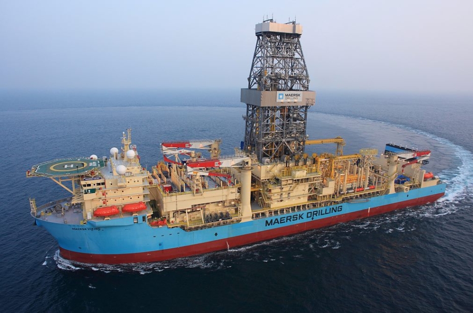 Maersk ship photo from CBE Summer Fellow Lance Park during fellowship in Denmark with Maersk