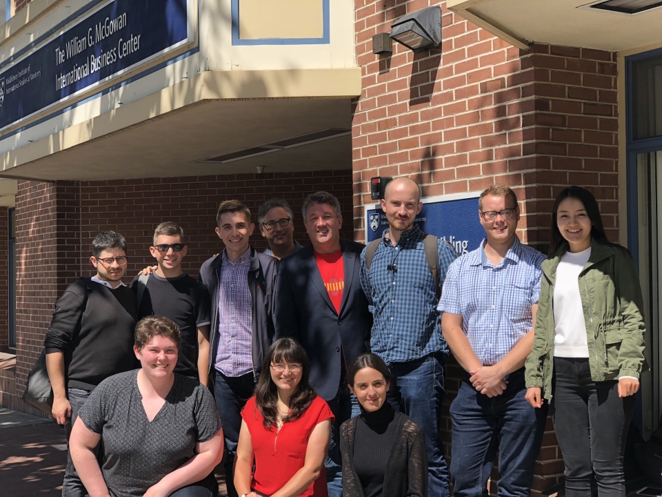 MSSR 2018 fellows with visiting experts Stephan De Spiegeleire and Adam Stulberg
