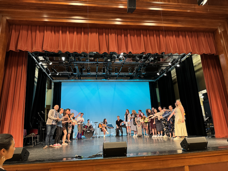 Chinese School students perform in the talent show.