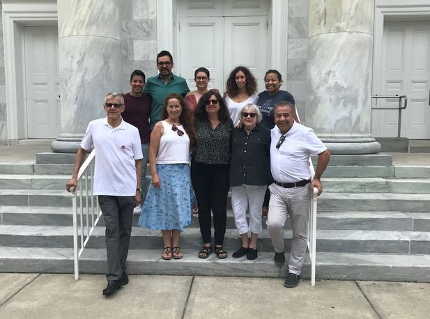 Audrey with the School of Spanish faculty and staff.