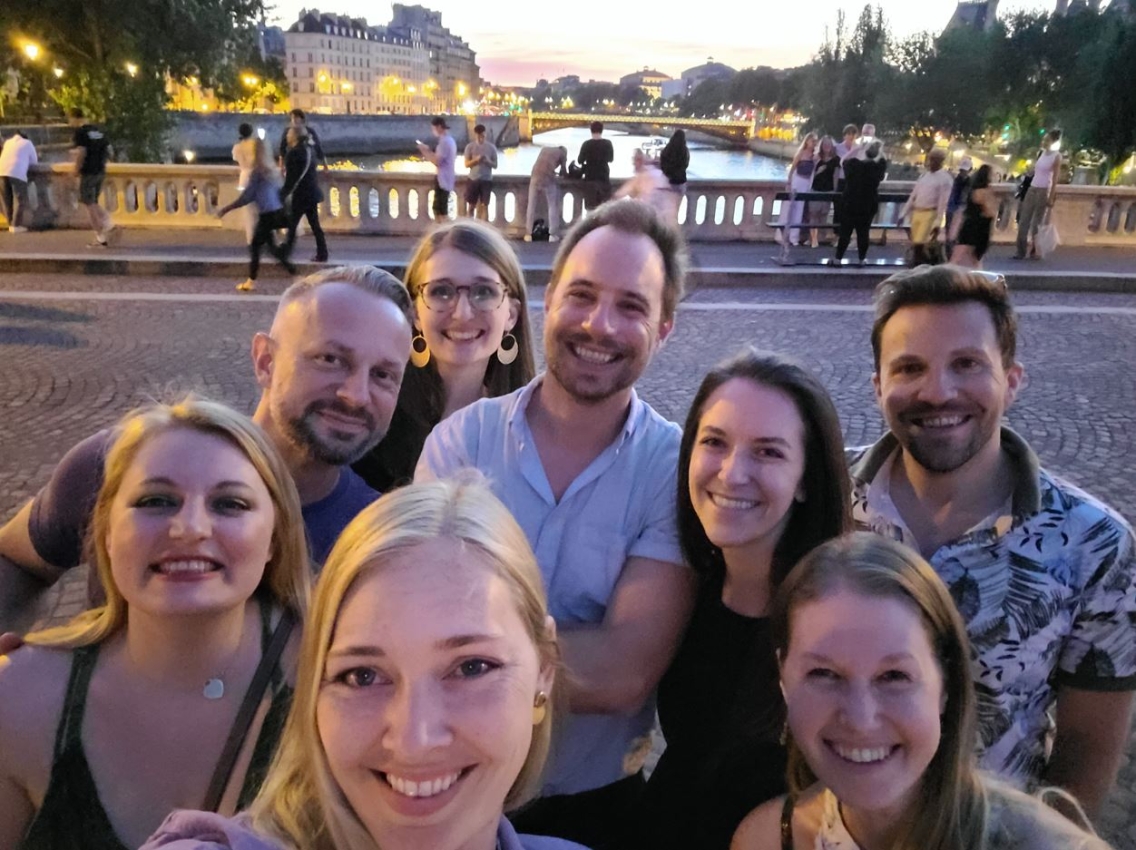 French master's students in Paris.