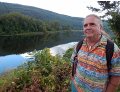 Rich Holschuh, a member of the Elnu tribe of Abenaki, hopes the classes he’s taking will prepare more students to become teachers. 