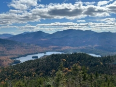 A beautiful shot of Saranac Lake.