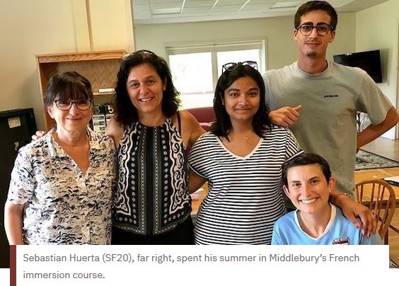 Group picture at Middlebury Language Schools