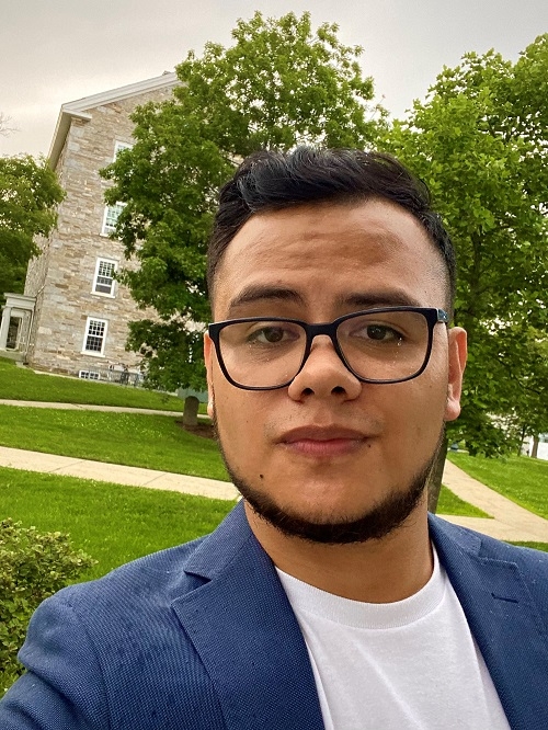 Junior is in the MA in Spanish program in Vermont.
