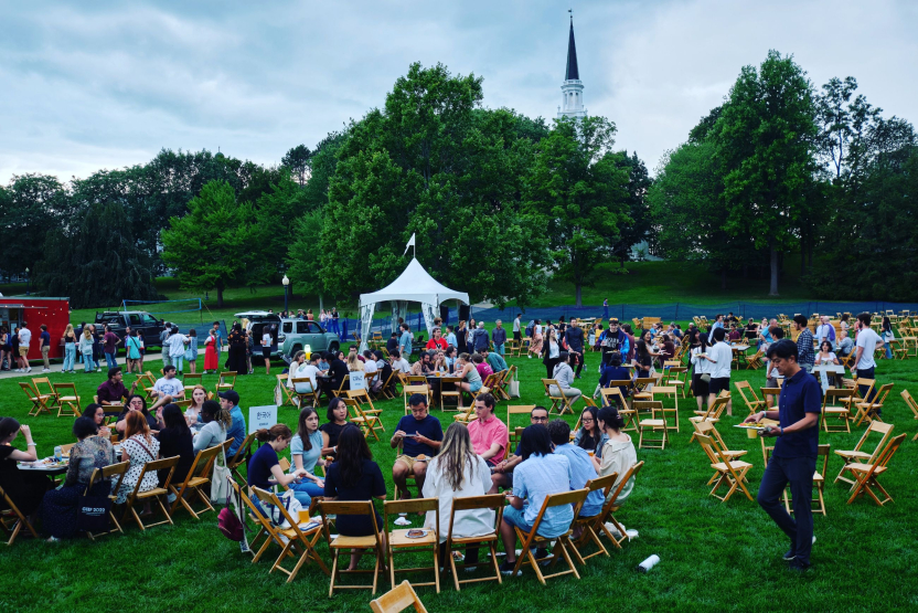 Group of students talking