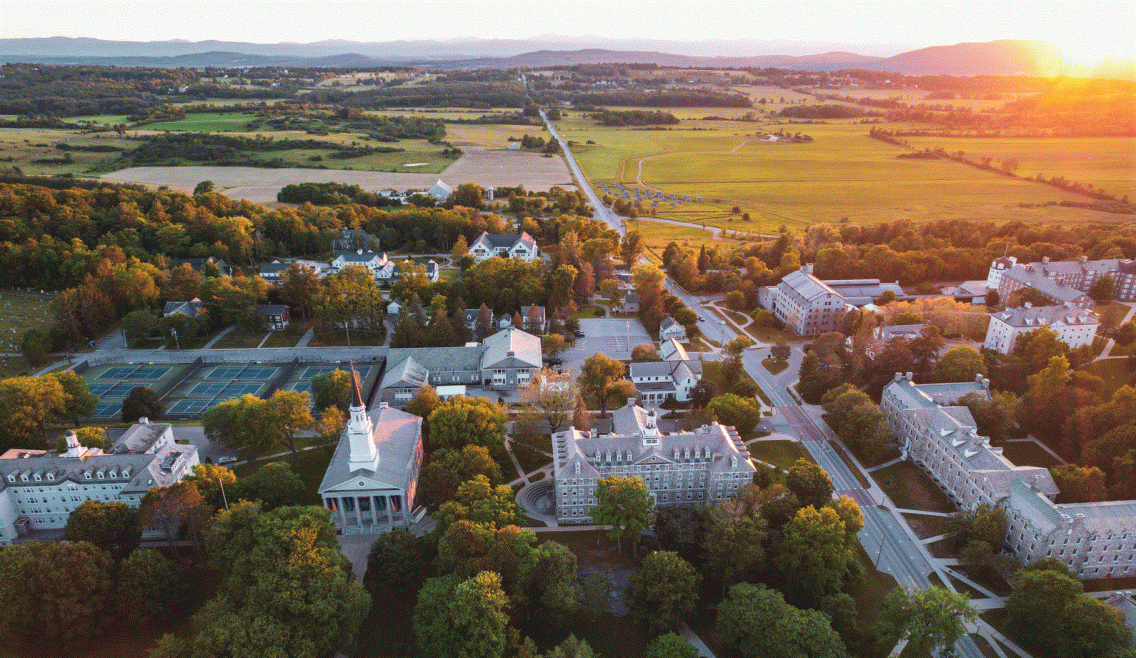Picture of the Middlebury Campus.
