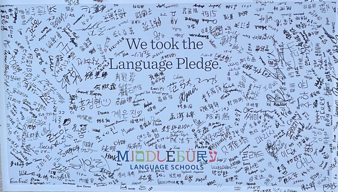 Sign the Language Pledge with Middlebury!