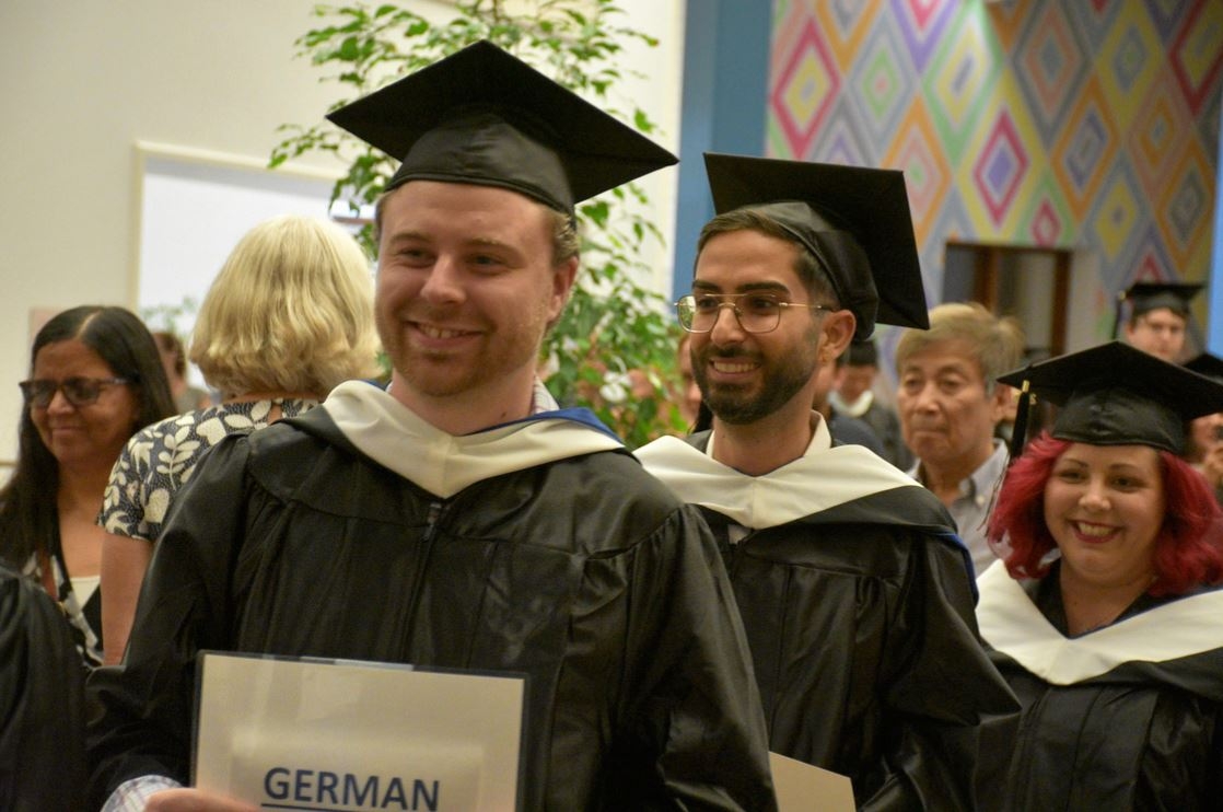 Students graduated with a MA in German.