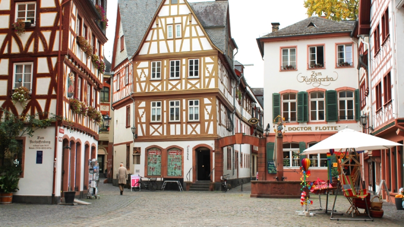 Town square in Germany.